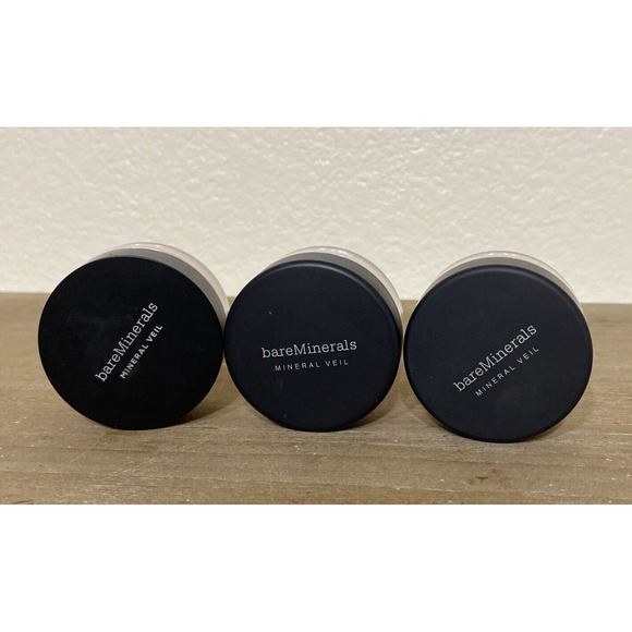 Set of 3 bareMinerals Mini Original Mineral Veil Loose Powder Translucent .07oz - Picture 2 of 4